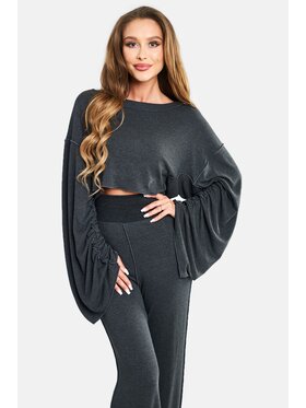 MANDRAGORA MANDRAGORA Svetr Wiskoza summer Šedá Oversize