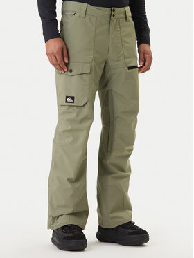 Quiksilver Quiksilver Spodnie snowboardowe Utility EQYTP03220 Zielony Modern Fit