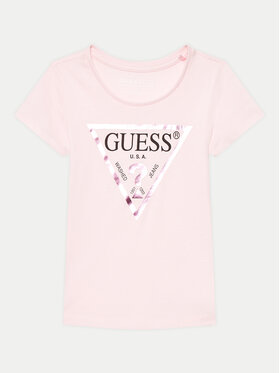 Guess Guess T-shirt K73I56 K8HM0 Ružičasta Regular Fit
