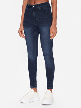 Mustang Mustang Jeans hlače Georgia 1013576 Mornarsko modra Super Skinny Fit