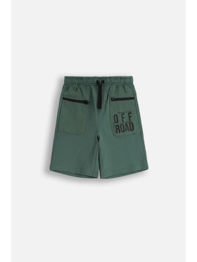 Coccodrillo Coccodrillo Bavlnené šortky WC5120501WBJ-011 Zelená Regular Fit
