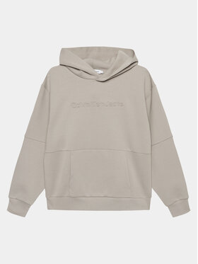 Calvin Klein Jeans Calvin Klein Jeans Світшот Spacer Debossed Logo IB0IB01863 Сірий Regular Fit