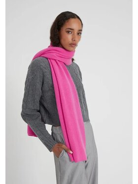 Style Republic Style Republic Szalik Kaszmir Różowy ciemny
