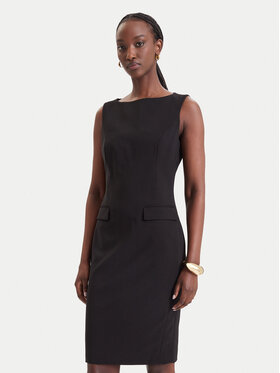 Fracomina Fracomina Abito da cocktail FR26WD2001W42901 Nero Slim Fit