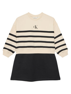 Calvin Klein Jeans Calvin Klein Jeans Vestito di maglia IG0IG02963 M Beige Relaxed Fit
