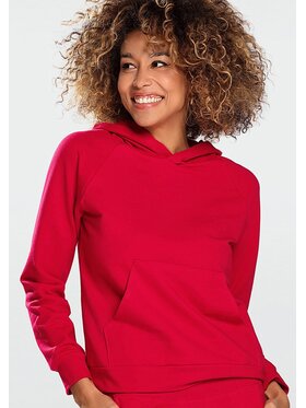 DKaren Sport DKaren Sport Bluza Seattle Czerwony Classic Fit