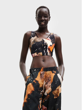 Desigual Desigual Top Carmin 22WWTK06 Kolorowy Slim Fit