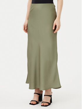 Vila Vila Midi szoknya Elliette 14084182 Zöld Regular Fit