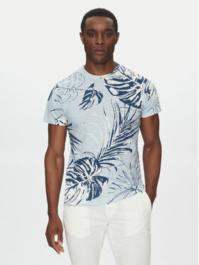 INDICODE INDICODE Tricou Intribe 41-140 Albastru celest Regular Fit