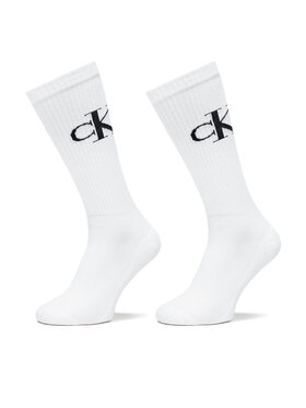 Calvin Klein Jeans Calvin Klein Jeans Vyriškų ilgų kojinių komplektas (2 poros) 701228802 Balta