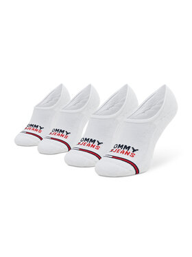 Tommy Jeans Tommy Jeans 2 pár/csomag unisex bokazokni 701218958 Fehér