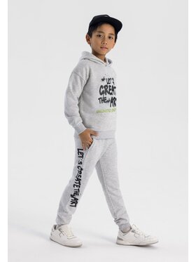minoti minoti Bluza 23fleece124 Szary Regular Fit
