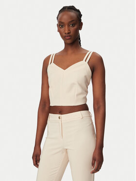 Rinascimento Rinascimento Top CFC0127891003 Beige Slim Fit