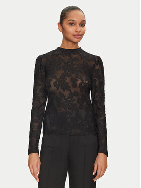 Morgan Morgan Bluză 251-TEVORA Negru Slim Fit