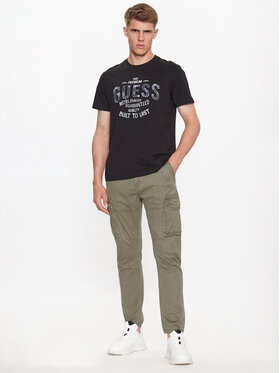 Guess T-shirt M3BI41 K8FQ4 Crna Regular Fit