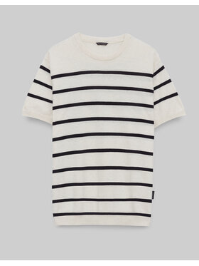 Borgio Borgio T-Shirt positano Biały Classic Fit