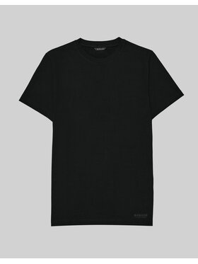 Borgio Borgio T-Shirt covo Czarny Slim Fit