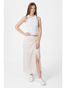 LAURELLA LAURELLA Spódnica 7UL001 Beżowy Regular Fit