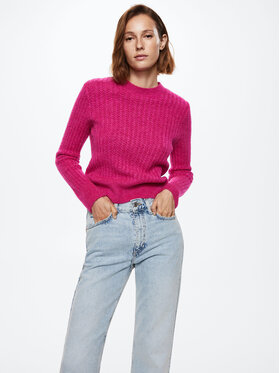 Mango Mango Sweater Calady 37017759 Rózsaszín Regular Fit