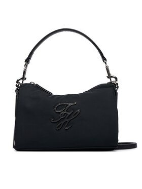 Tommy Hilfiger Tommy Hilfiger Ročna torba Th Elevated Nylon Mini Crossover AW0AW18623 Črna