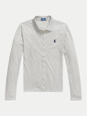 Polo Ralph Lauren Polo Ralph Lauren Marškiniai 211941176001 Pilka Slim Fit
