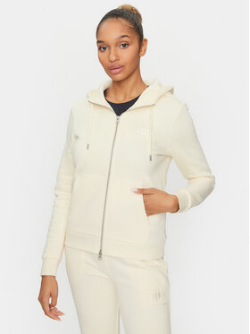 Gant Gant Džemperis ar kapuci Reg Tonal Shield Zip Hoodie 4200671 Écru Regular Fit