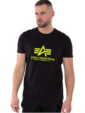 Alpha Industries Alpha Industries T-Shirt AI.100501NP-478-S Černá Basic Fit