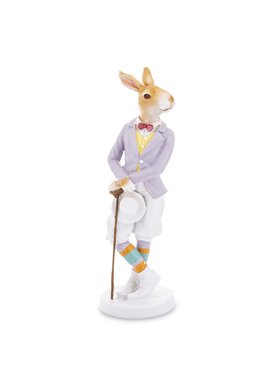 MIAhome MIAhome Figurka królik 31,5x10x10 cm ELEGANT - II Kolorowy