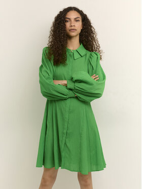 Karen by Simonsen Karen by Simonsen Rochie tip cămașă Bugsy 10104307 Verde Feminine Fit