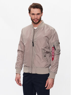 Alpha Industries Alpha Industries Μπόμπερ μπουφάν MA-1 191103 Μπεζ Regular Fit