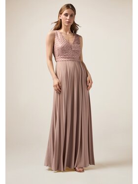 Oltre Oltre Sukienka wieczorowa 7416J000836N006 Różowy A-Line Fit