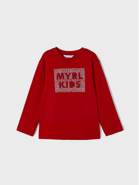 Mayoral Mayoral Bluse 173 Rot Regular Fit