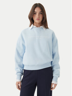 Tommy Hilfiger Tommy Hilfiger Суитшърт WW0WW47831 Светлосин Regular Fit