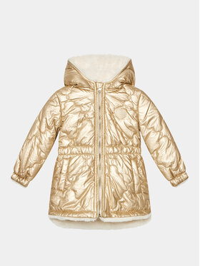 Guess Guess Pernata jakna K3BL08 WEYO0 Zlatna Regular Fit