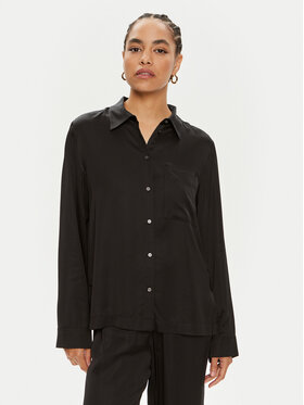 Marc O'Polo Marc O'Polo Marškiniai 406 1103 42273 Juoda Relaxed Fit
