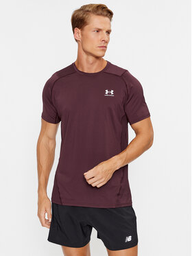 Under Armour Under Armour Тишърт Ua Hg Armour Fitted Ss 1361683 Бордо Fitted Fit