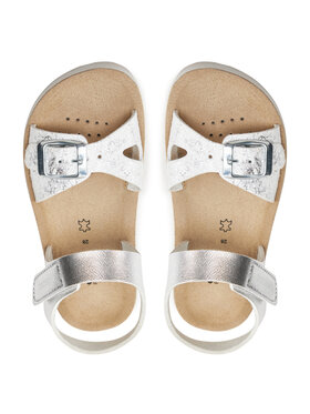 Geox Sandali J Sandal Costarei Gi J15EAB 0BNBL C0434 S Srebrna