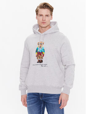 Polo Ralph Lauren Polo Ralph Lauren Džemperis ar kapuci 710853309021 Pelēks Regular Fit
