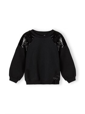 MINOTI MINOTI Bluza rockstar 7 Czarny Regular Fit