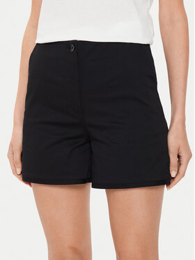 Sisley Sisley Pantaloncini di tessuto 4ED4L901A Nero Regular Fit