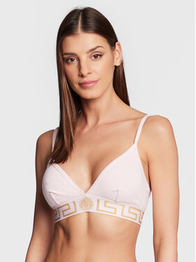 Versace Versace Trikotni nedrček Greca 1000656 Roza