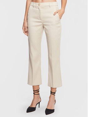 Marella Chinos kelnes Roger 31360128 Écru Regular Fit