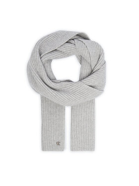 Calvin Klein Calvin Klein Szalik Ck Metal Wool Rib Scarf LV04D8056G Szary