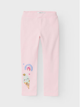NAME IT NAME IT Colanți Frani 13228634 Roz Slim Fit