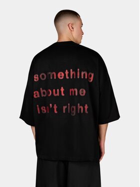 MADE BY SOCIETY MADE BY SOCIETY T-Shirt Tricou Society Boxy - T17211 Czarny Basic Fit
