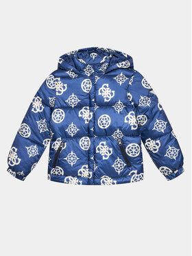 Guess Guess Kurtka puchowa J3BL00 WCFM0 Niebieski Regular Fit