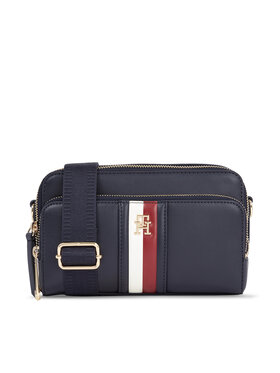 Tommy Hilfiger Tommy Hilfiger Handtasche Iconic Tommy Camera Bag Puffy AW0AW15880 Blau