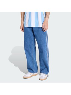 adidas adidas Spodnie materiałowe 159753 Błękitny Regular Fit