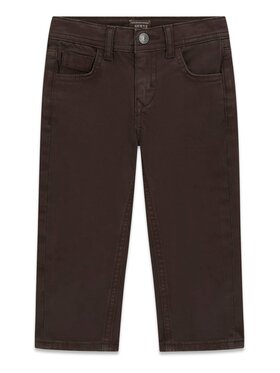 Guess Kids Guess Kids Spodnie materiałowe 183747 Brązowy Regular Fit