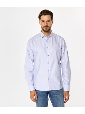 Lee Cooper Lee Cooper Koszula LIAM Niebieski Slim Fit